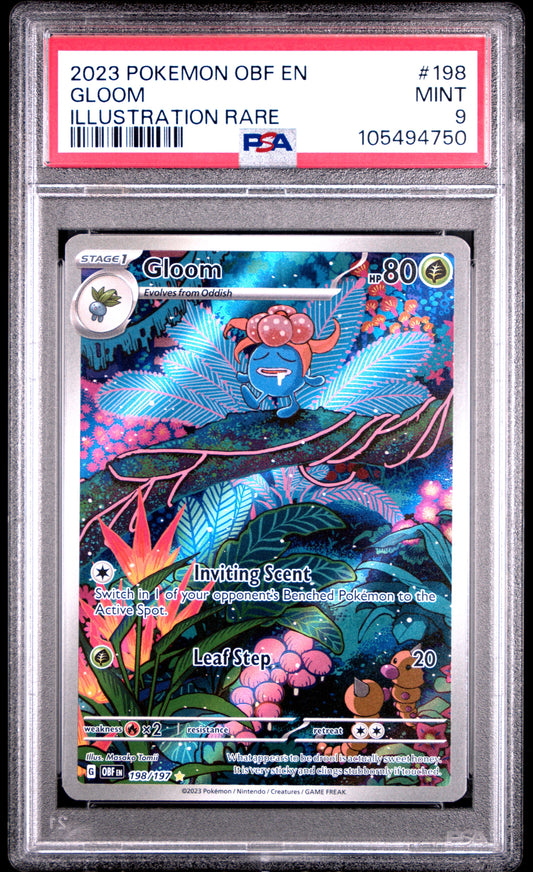 2023 Pokemon Obf En-Obsidian Flames 198 Gloom Illustration Rare