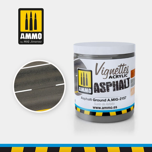 Ammo by MIG - Dioramas - Asphalt Ground 100ml