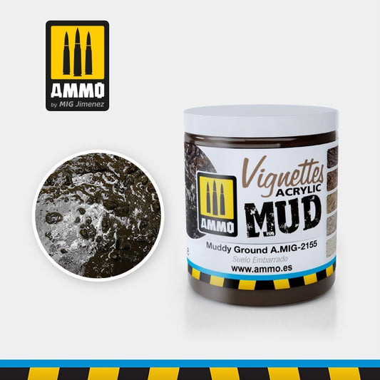 Ammo by MIG - Dioramas - Muddy Ground 100ml