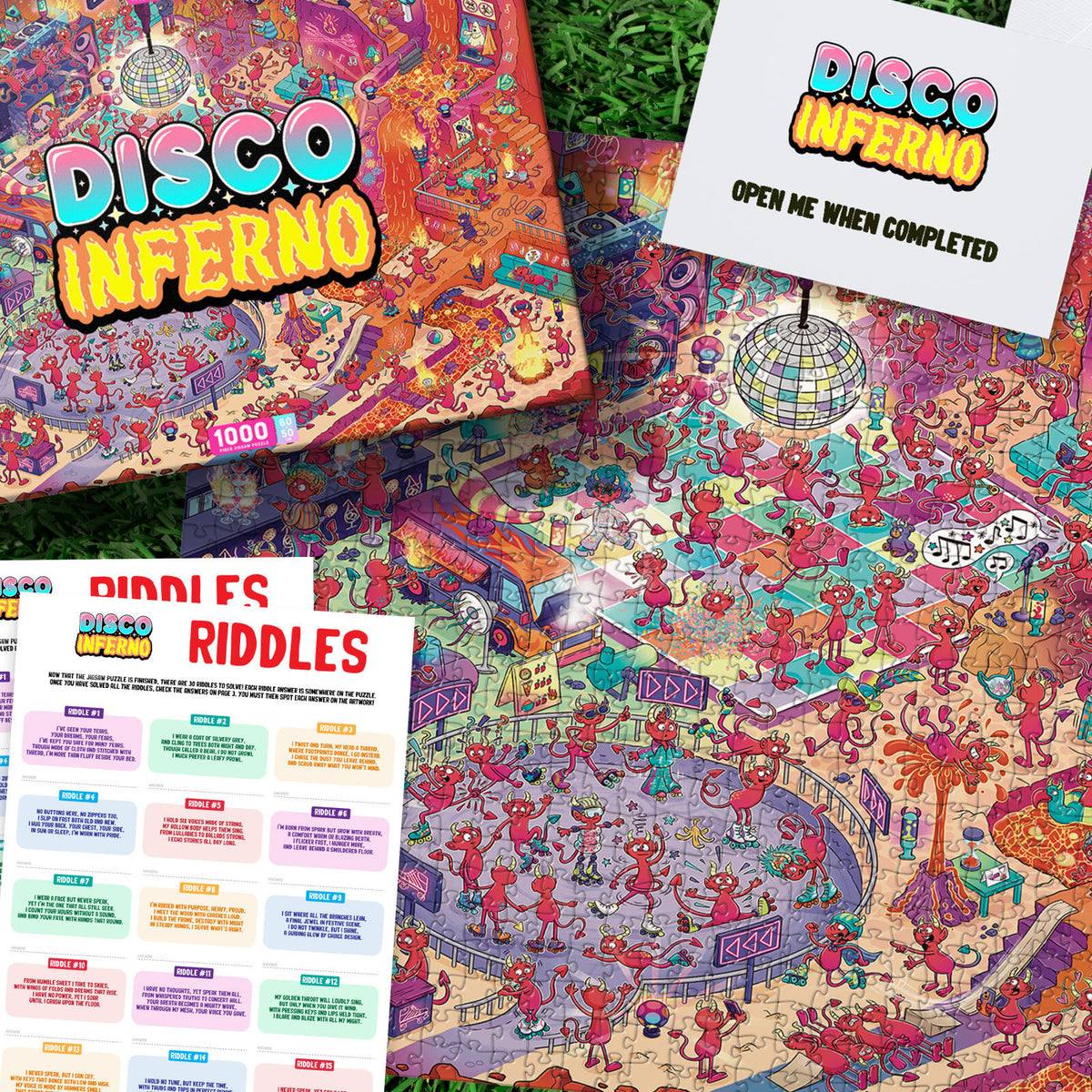 Vizzles Disco Inferno 1000pc Jigsaw Puzzle
