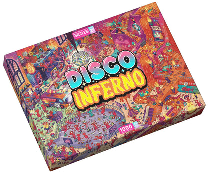 Vizzles Disco Inferno 1000pc Jigsaw Puzzle