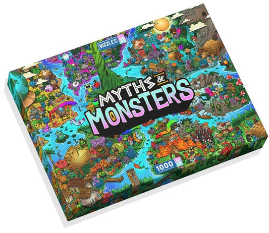 Vizzles Myths & Monsters 1000pc Jigsaw Puzzle