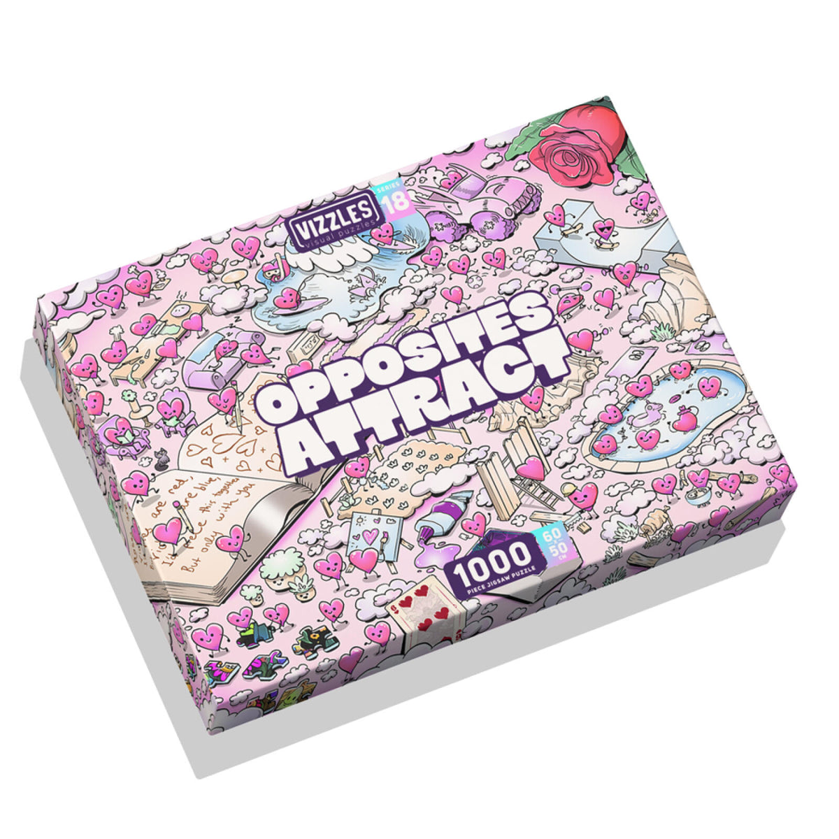 Vizzles Opposites Attract 1000pc Jigsaw Puzzle