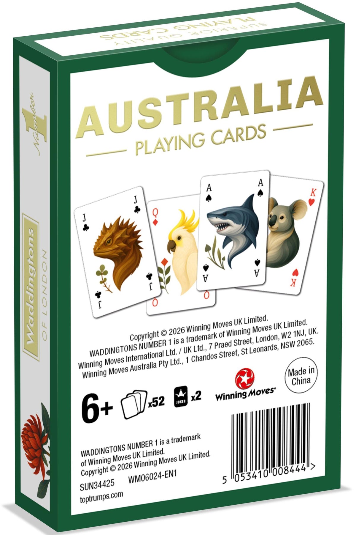 Waddingtons No. 1 of London Playing Cards - Australia