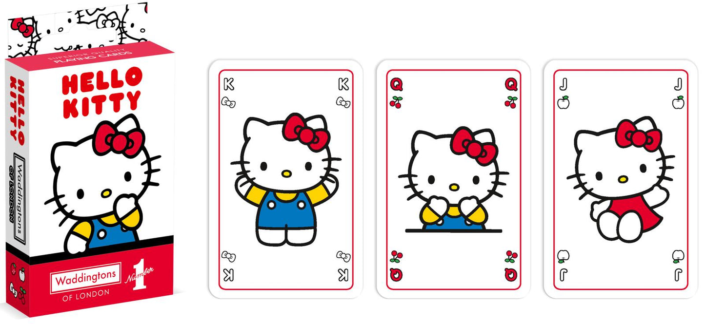 Waddingtons No. 1 of London Playing Cards - Hello Kitty
