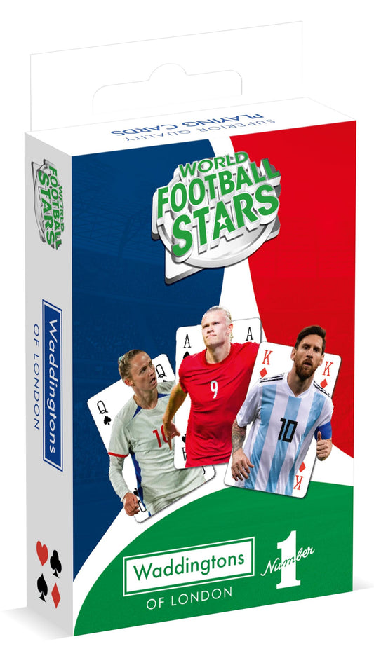 Waddingtons No. 1 of London Playing Cards - World Football Stars