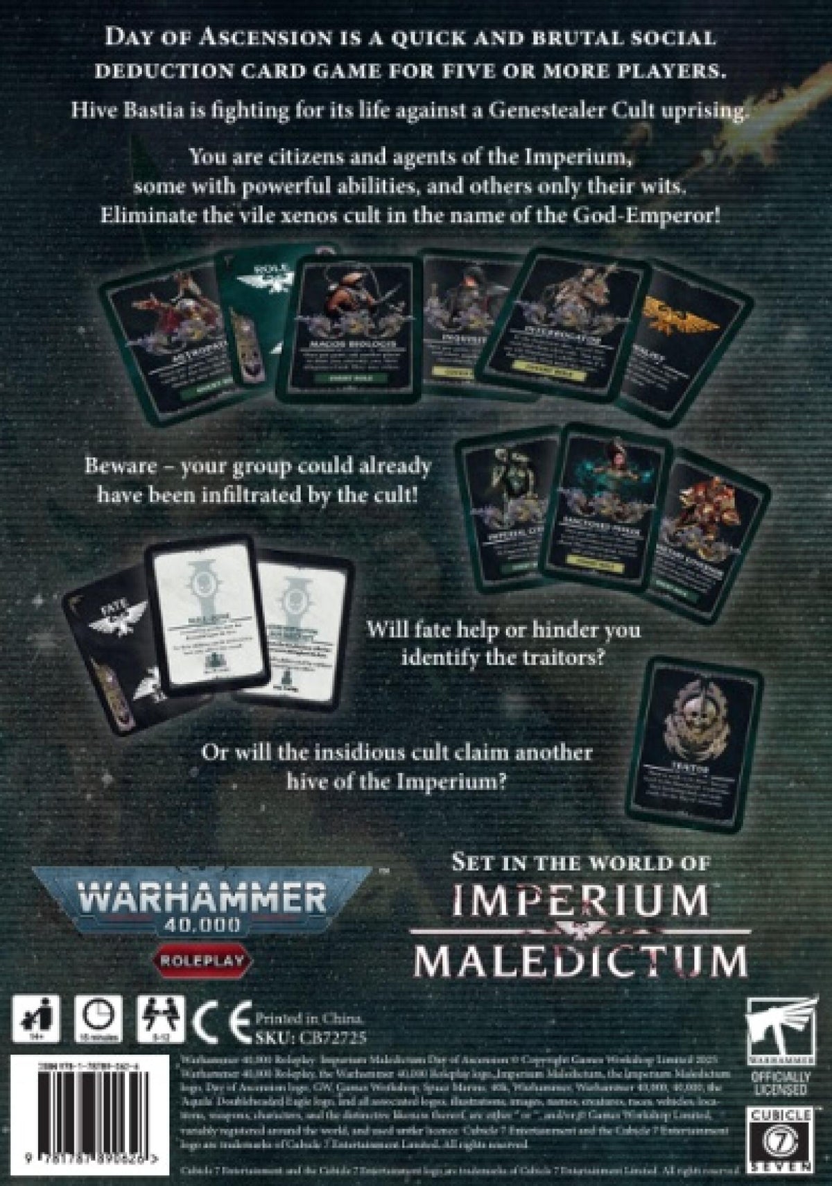 Warhammer 40,000 Roleplay - Day of Ascension Card Game