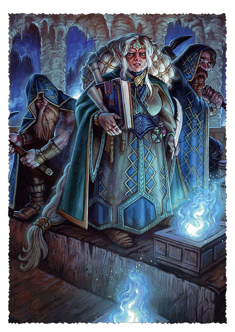 Warlord - Saga of the Storm - Into the Accordlands Card Sleeves - Dwarven Forges