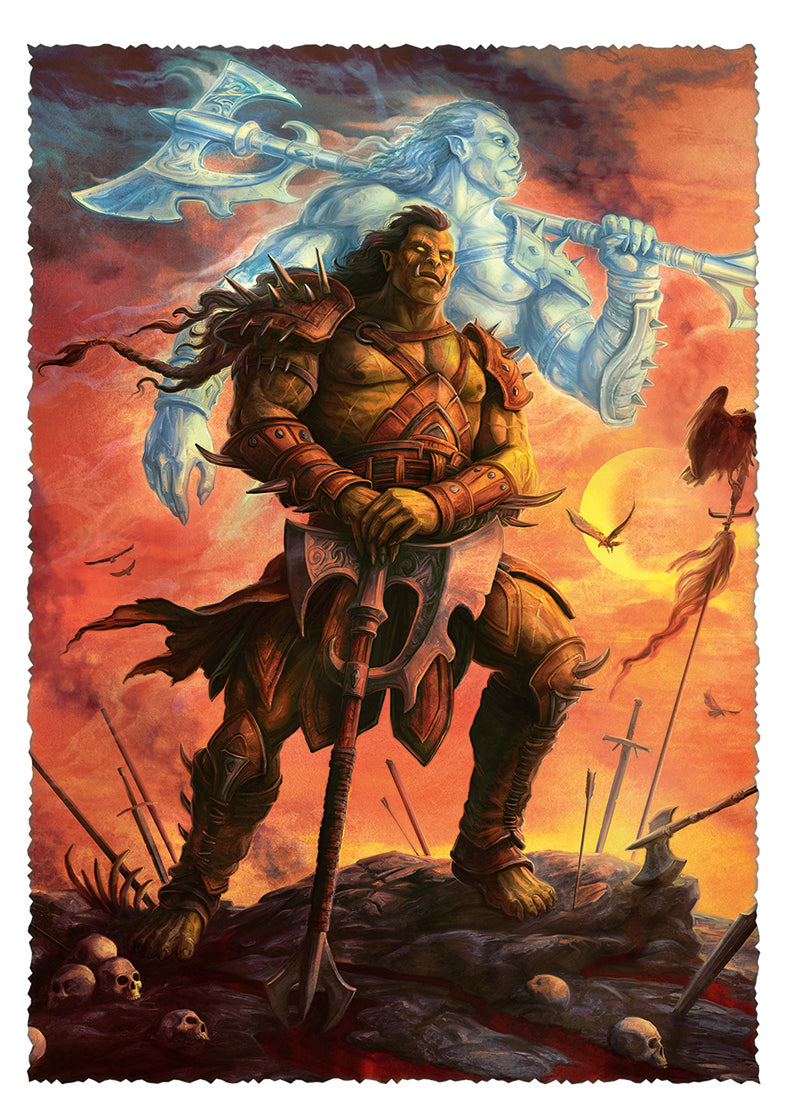 Warlord - Saga of the Storm - Into the Accordlands Card Sleeves - Nothrog Legions