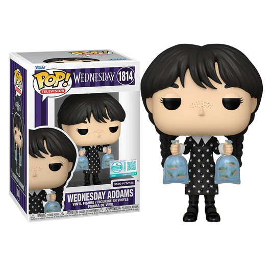 Wednesday - Wednesday Addams w/Piranhas Pop! Vinyl LE 9500pcs