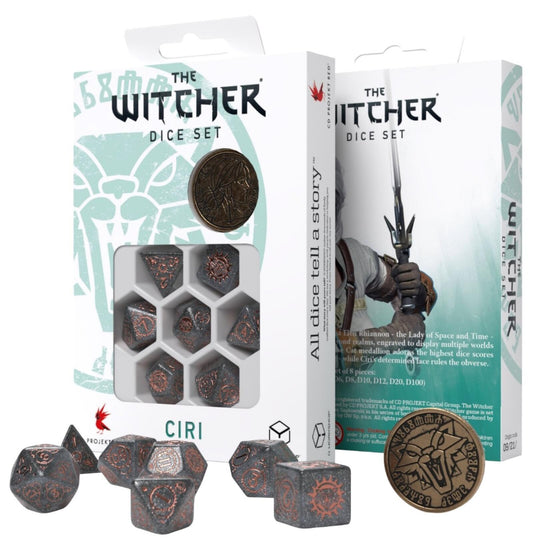 The Witcher Dice Set Ciri Elder Blood