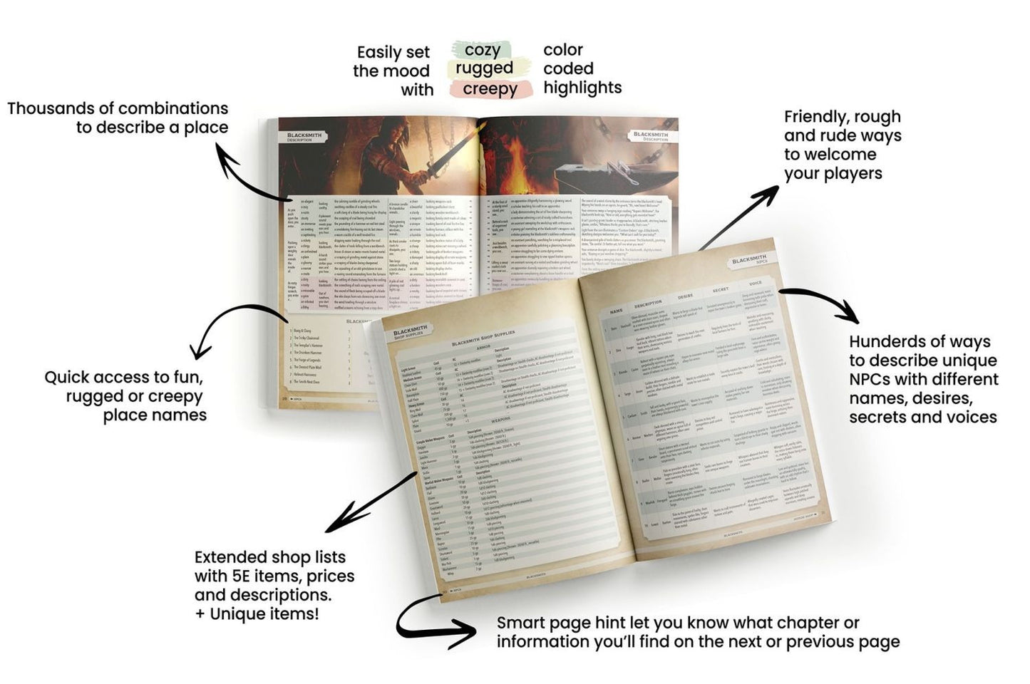 Worlds at a Glance - Towns and Villages Book