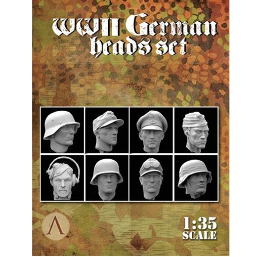 Scale 75 - Figures - Warfront - Wwii German Head Set 35mm