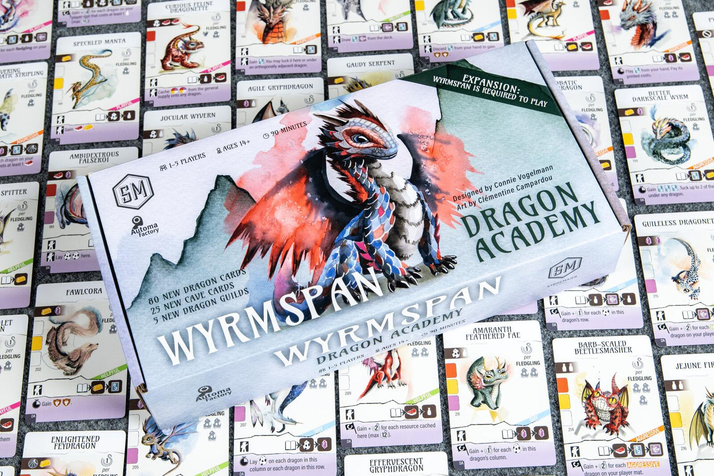 Wyrmspan Dragon Academy Expansion