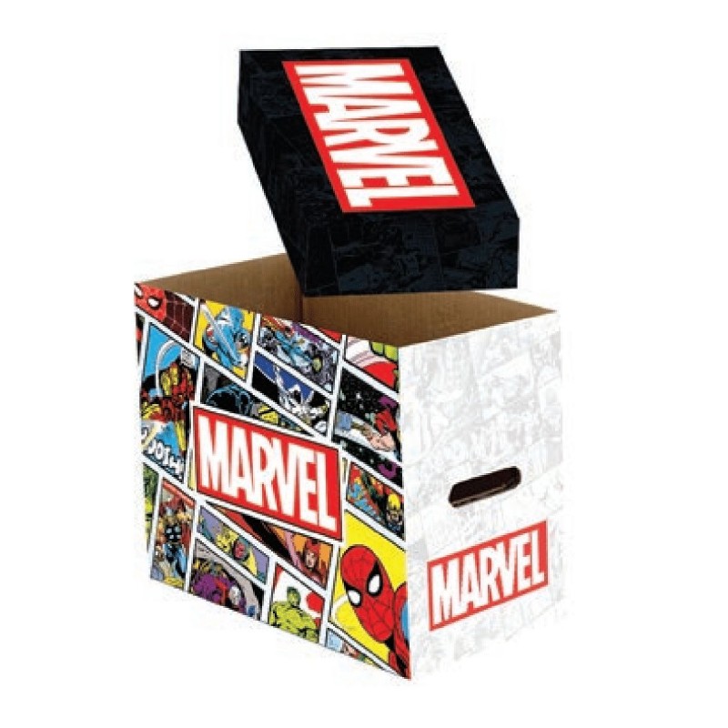 Marvel Short Comic Book Storage Box: Comic Shop Box | Ozzie Collectables