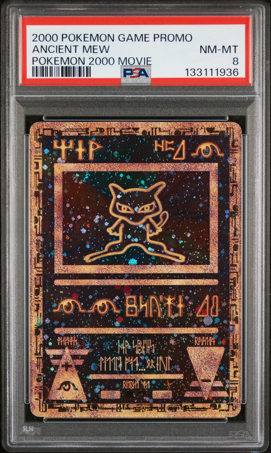 2000 Pokemon Game Movie Ancient Mew Pokemon 2000 Movie - PSA 8