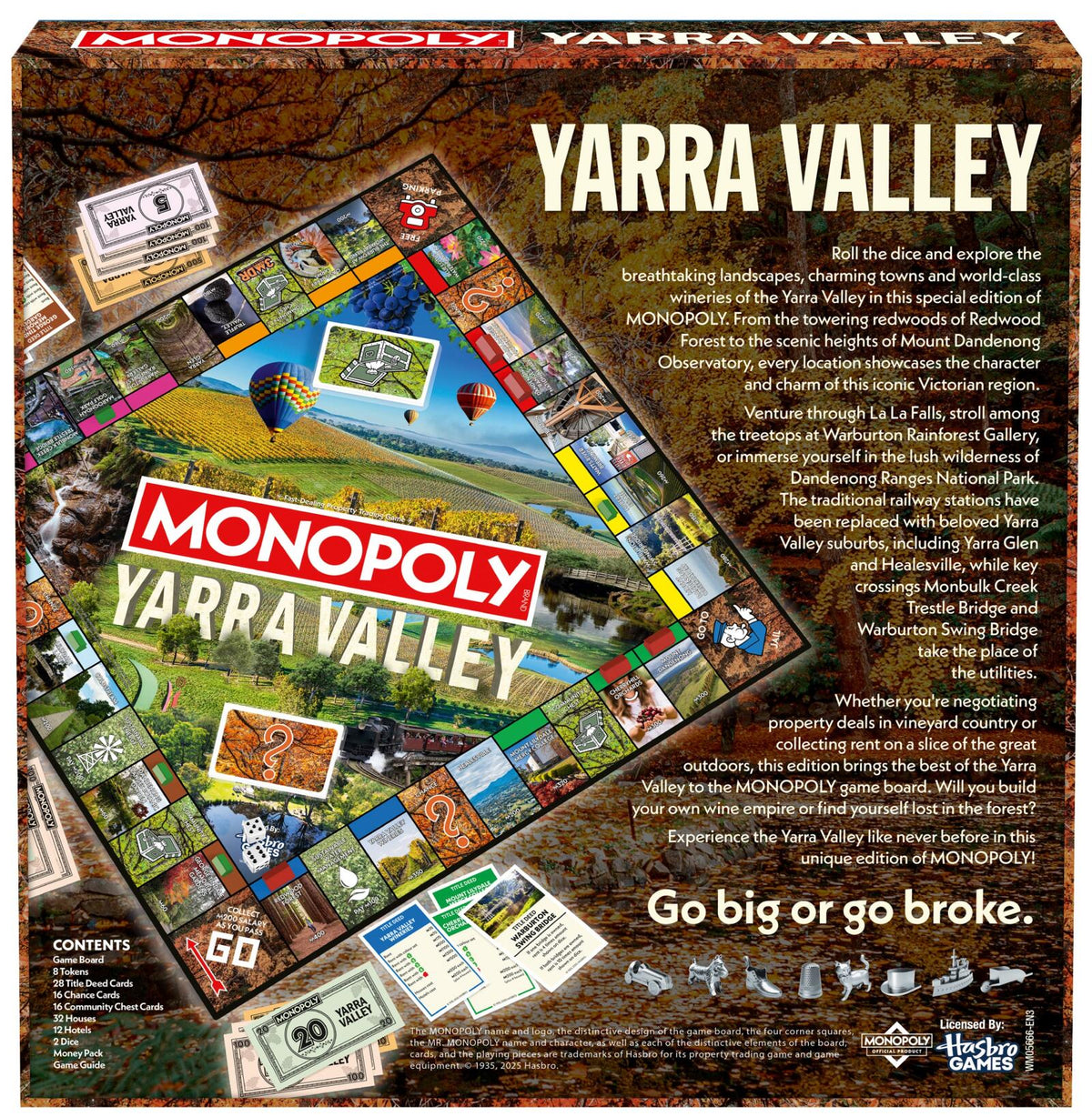 Yarra Valley & Dandenong Ranges Monopoly - City Editions