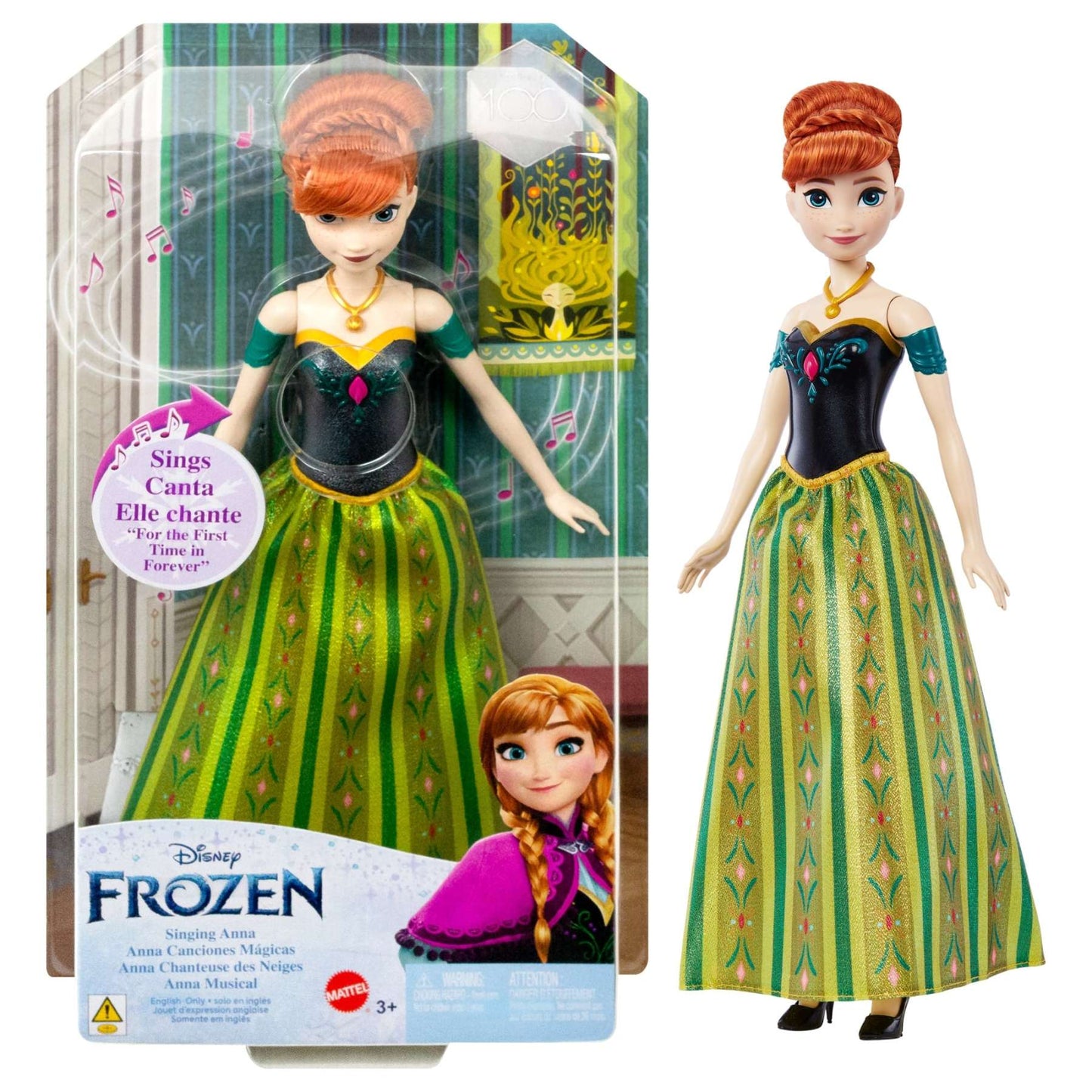 Disney - Frozen - Fd Singing Doll Anna Eng