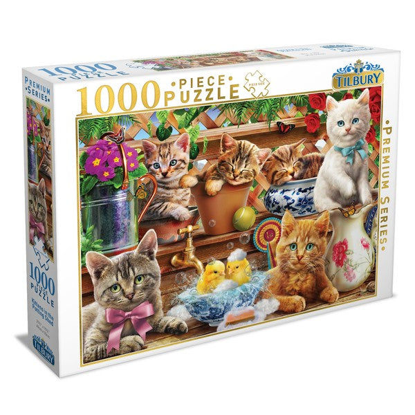Tilbury Kittens in the Potting Shed Puzzle 1000pc
