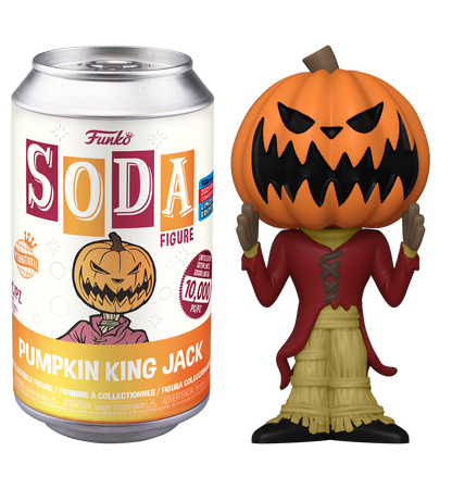 Disney The Nightmare Before Christmas - Jack Skellington Pumpkin King NYCC 2021 Fall Convention Exclusive Vinyl Soda
