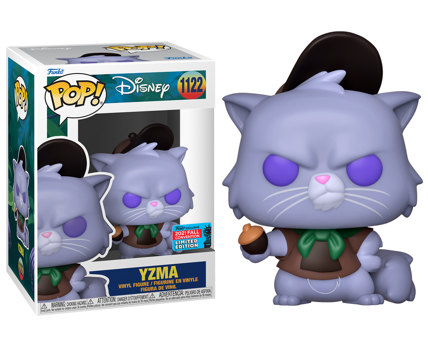 Emperor’s New Groove - Yzma as Kitten Squirrel Scout NYCC 2021 Fall Convention Exclusive Pop! Vinyl