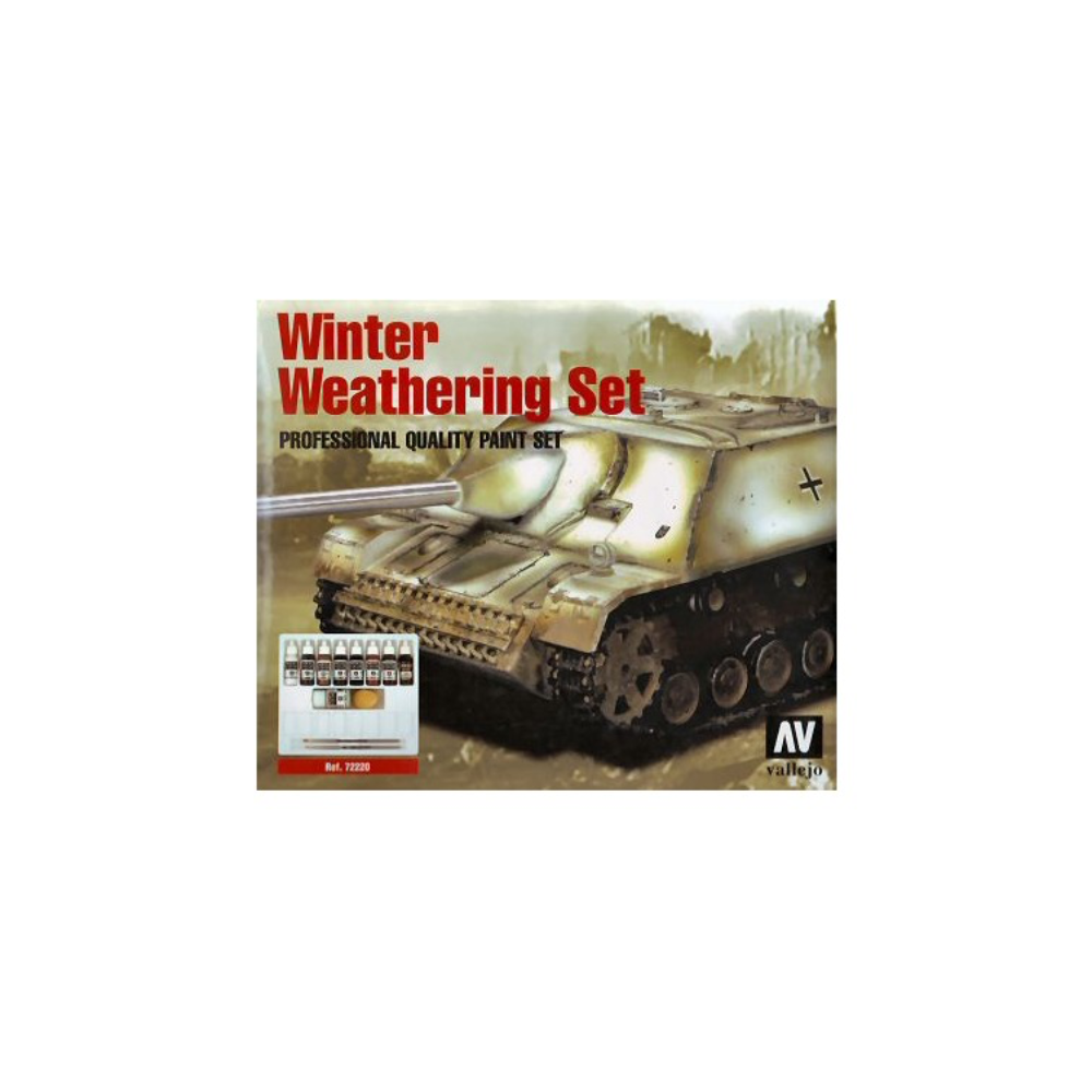 Vallejo Model Colour Winter Weathering Set + Instructions Box Set