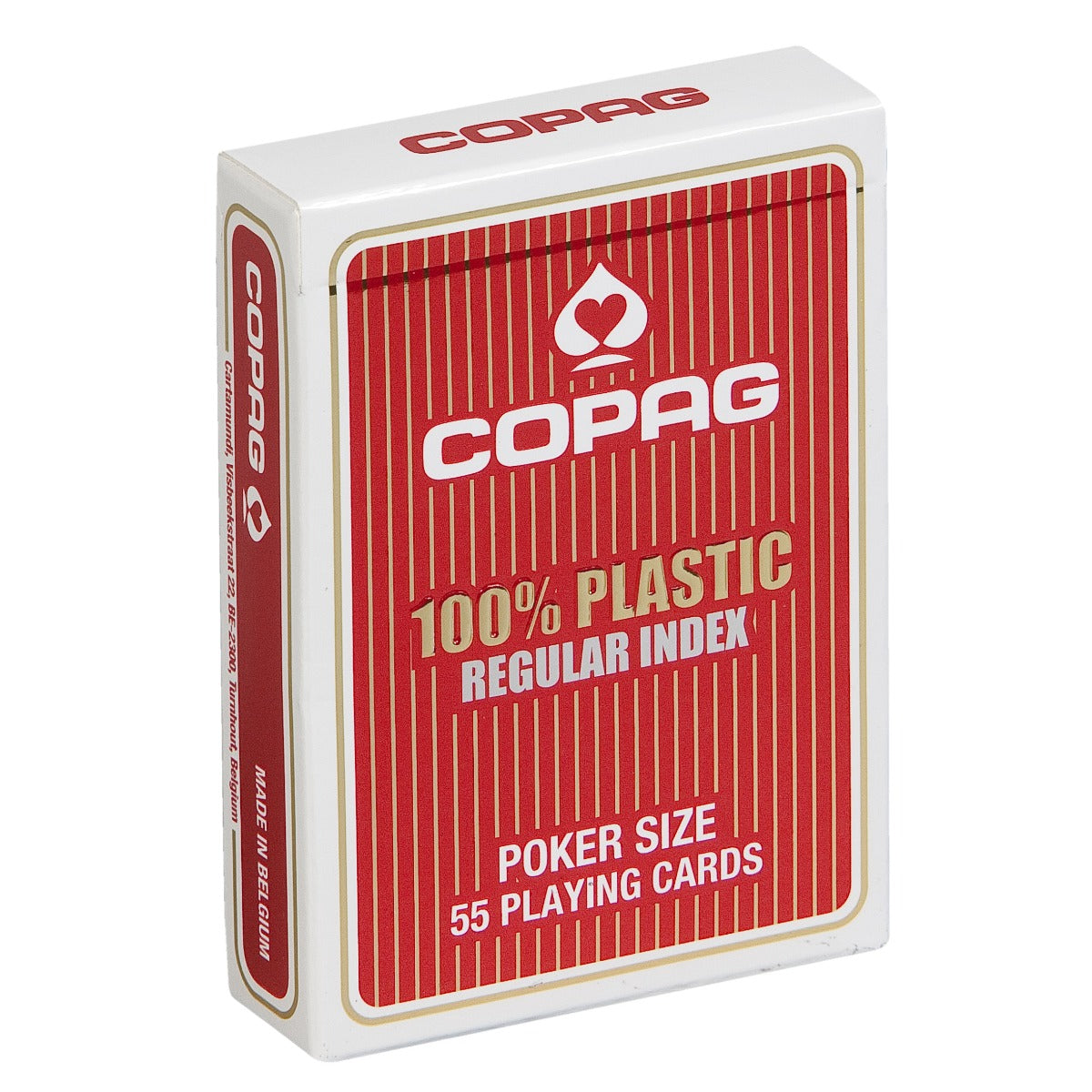 Copag Poker Regular Index Playing Cards - Red