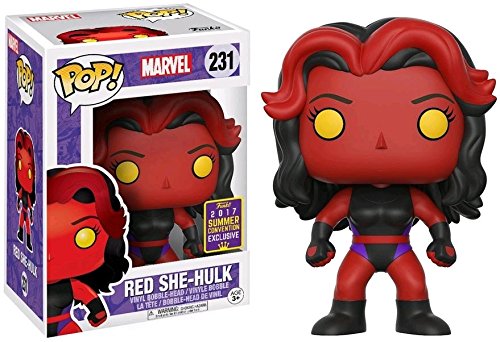 Red She-Hulk -Marvel 2017 Summer Convention Exclusive Pop! Vinyl #231 - Ozzie Collectables