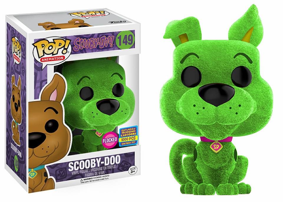 Scooby-Doo (Flocked) (Green) - Scooby-Doo Pop! Vinyl #149 - Ozzie Collectables