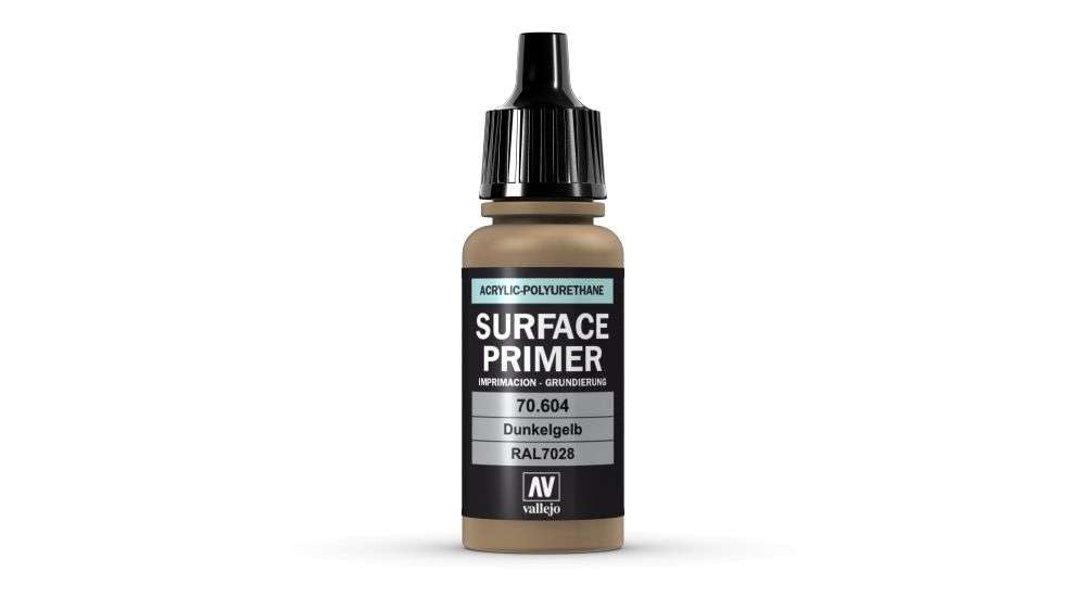 Vallejo Surface Primer German Dark Yellow 17 ml - Ozzie Collectables