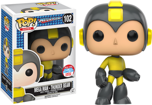 Mega Man : Thunder Beam - Mega Man 2016 NYCC Exclusive Pop! Vinyl #102 - Ozzie Collectables