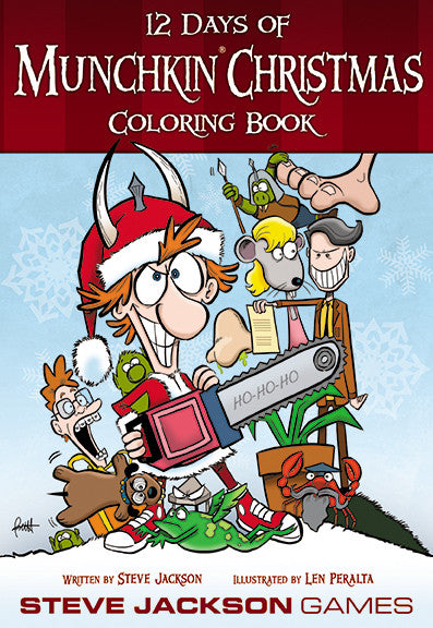 12 Days of Munchkin Christmas Coloring Book
