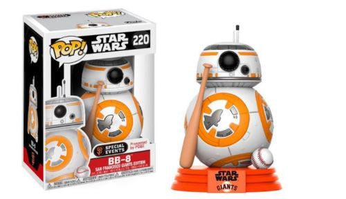 BB-8 (Giants) - Star Wars San Francisco Giants Edition Special Events Pop! Vinyl #220 - Ozzie Collectables