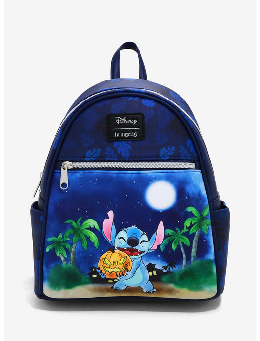 Loungefly Disney Lilo & Stitch Pumpkin Stitch Mini Backpack