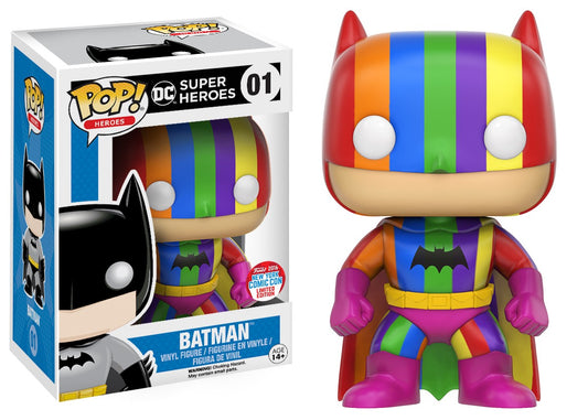 DC Super Heroes - Batman (Rainbow) New York Comic Con Exclusive Pop Vinyl #01