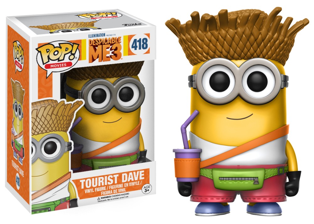 Despicable Me3 - Tourist Dave Pop! Vinyl