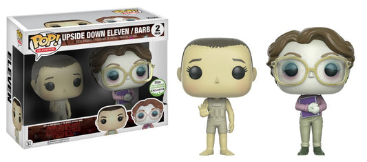 Stranger Things -Upside Down Eleven and Barb 2017 Spring Convention Exclusive 2 Pack Pop Vinyl 