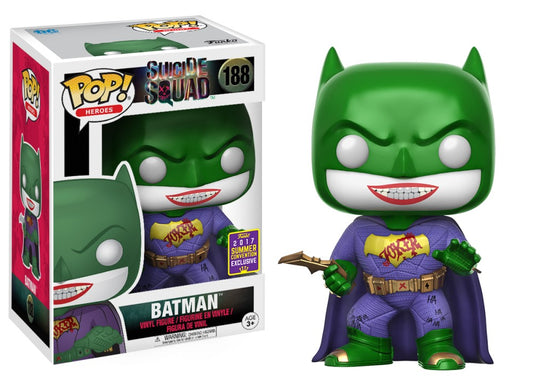 Suicide Squad - Batman (as The Joker) 2017 Summer Convention Exclusive POP! Vinyl Heroes #188