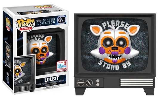 Five Night At Freddy Sister Location - Lolbit 2017 NYCC Exclusive Pop! Vinyl Games #229