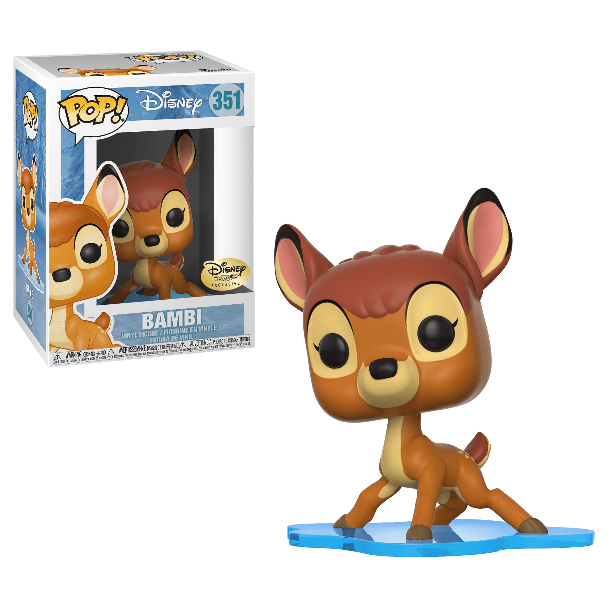 Disney - Bambi (Ice) Disney Treasure Exclusive Pop! Vinyl #351