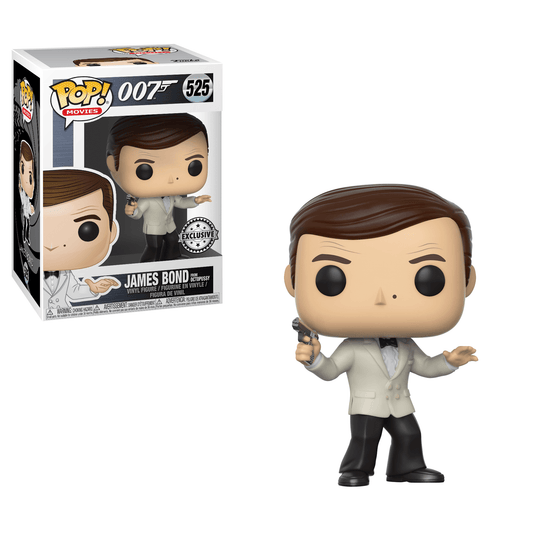 007 - James Bond (Sir Roger George Moore) (White) Pop! Vinyl 