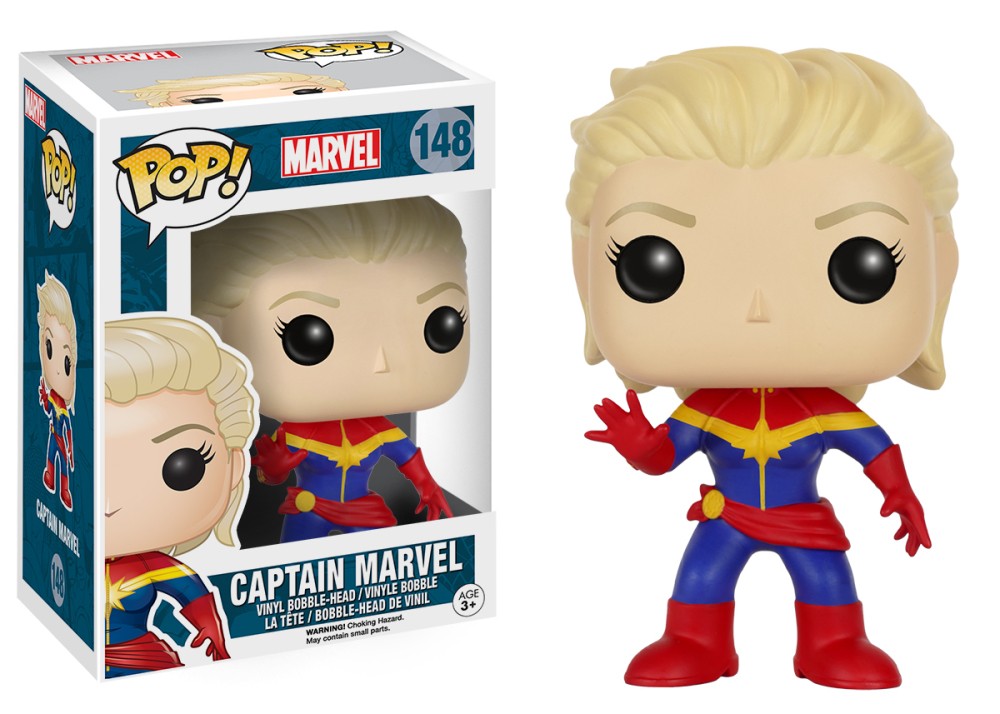Marvel - Captain Marvel (Unmasked) POP! Vinyl #148