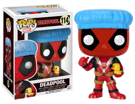 Deadpool - Deadpool (Shower Cap w/ Ducky) Pop! Vinyl Marvel #114