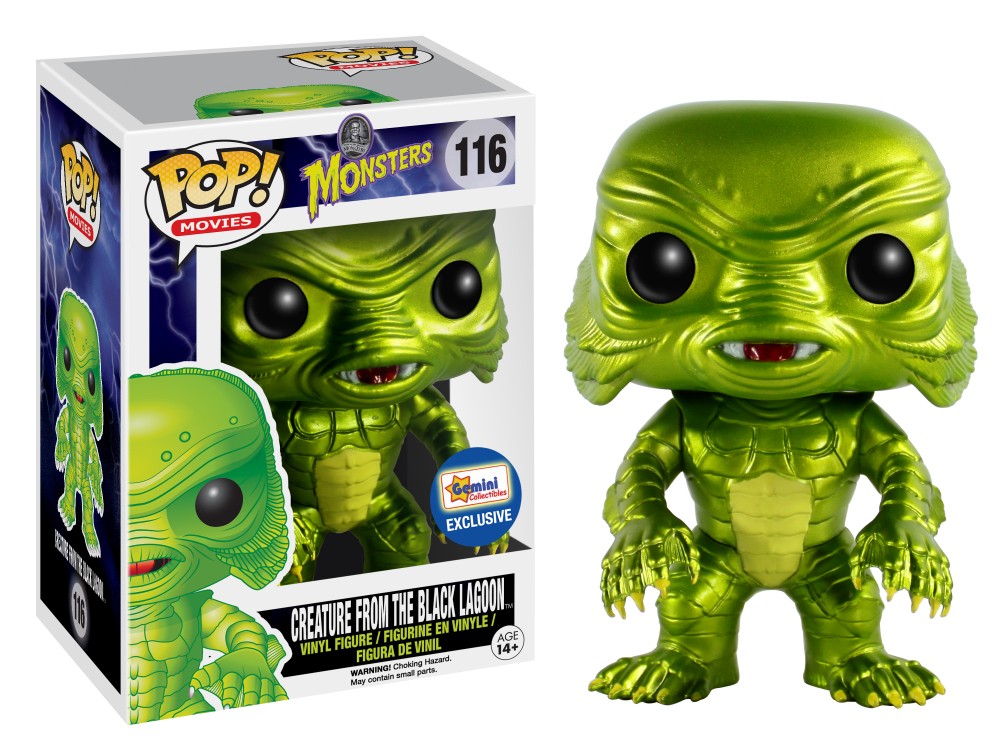 Monsters - Creature From The Black Lagoon (Metallic) Pop! Vinyl #116