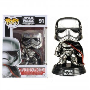 Star Wars - Captain Phasma Chrome Silver Pop! Vinyl #65