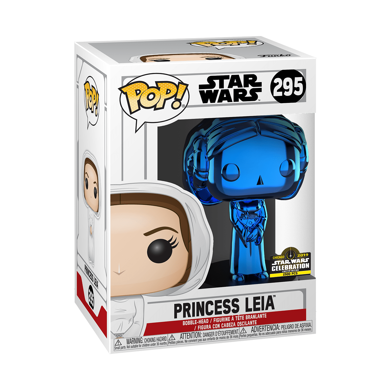 Star Wars - Princess Leia (Blue Chrome) Chicago 2019 Star Wars Celebration LE 2500 Pcs