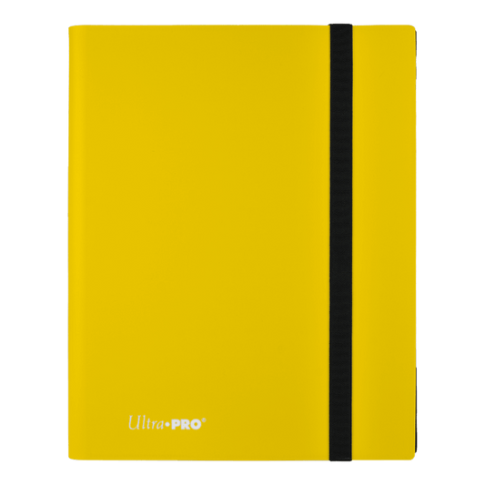 ULTRA PRO BINDER - ECLIPSE PRO-Binder - 9PKT- Yellow - Ozzie Collectables