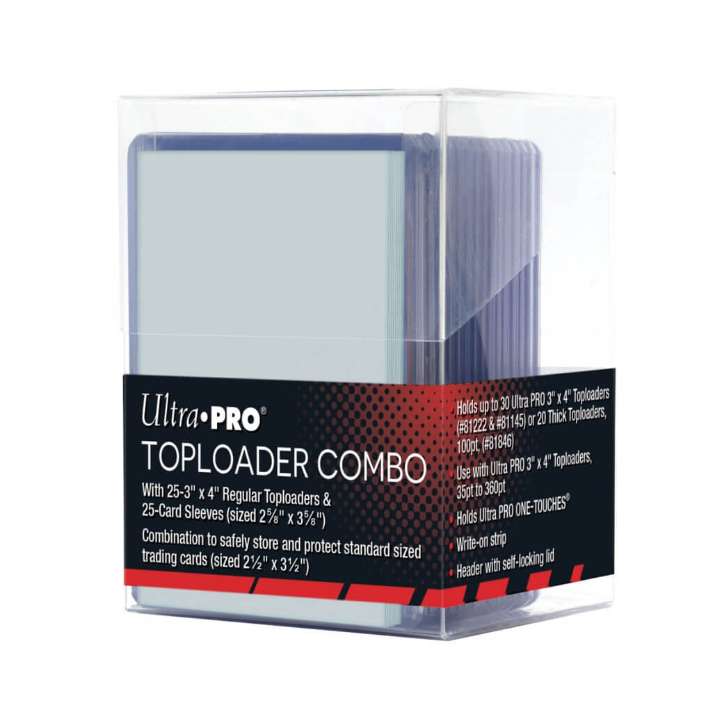 ULTRA PRO TOPLOADER- Combo Set (25 x Toploaders/25 x Sleeves)