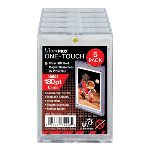 ULTRA PRO ONE TOUCH - 180PT UV w/Magnetic Closure 5 PACK