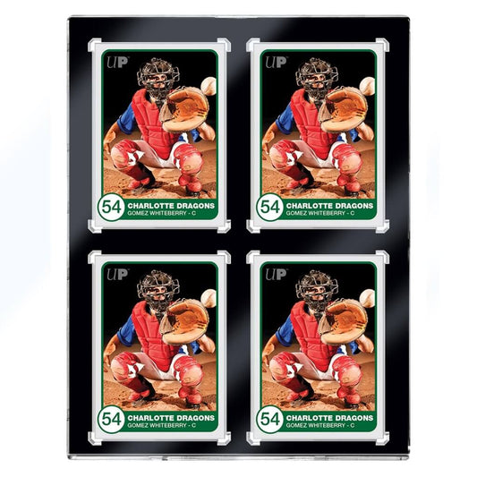 ULTRA PRO ONE TOUCH - 4-card Black Border 35pt Magnetic Closure